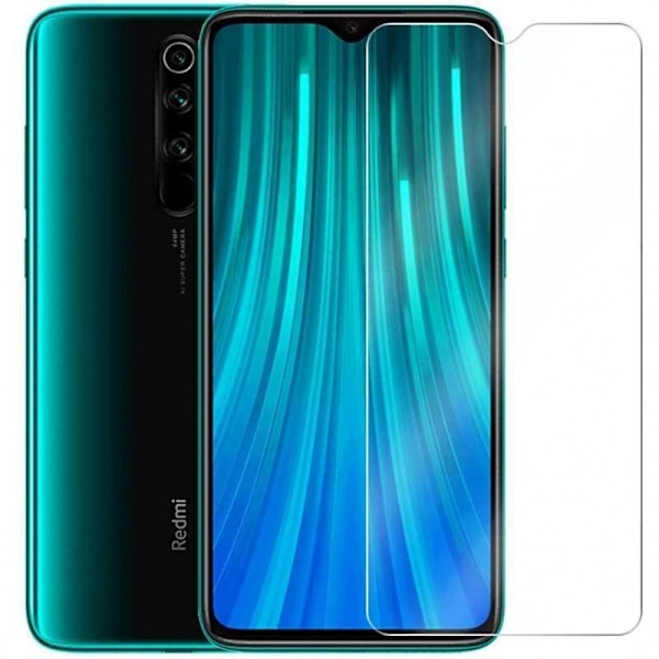 Xiaomi Redmi Note 8 Pro Karkaistu lasi 0,26mm 2,5D 9H Transparent