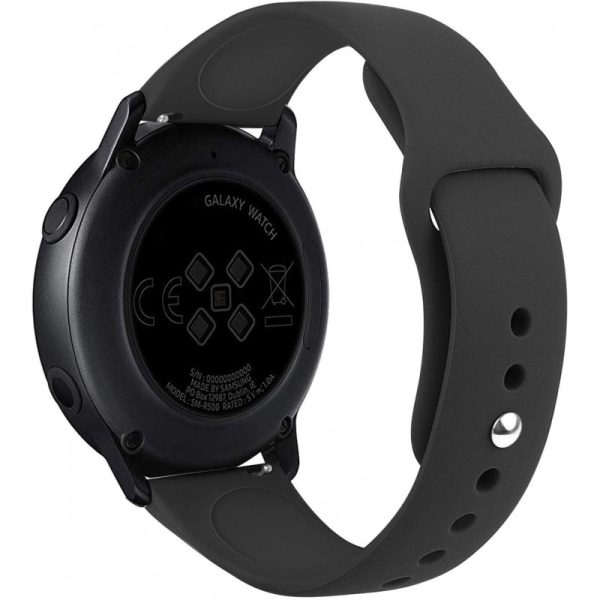 Samsung Galaxy Watch Active 2 Stilren silikonirannekoru Walkr Black