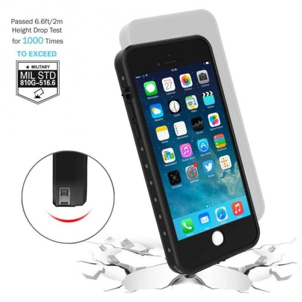iPhone 8 Heltäckande Vattentät Premium Skal - 2m Transparent