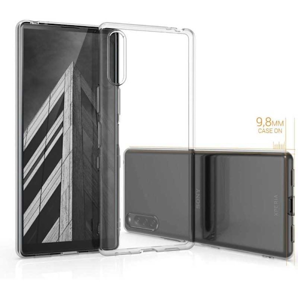 Xperia L4 Stötdämpande Mjukt Skal Simple Transparent