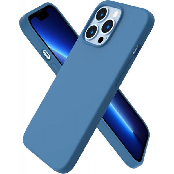 Gummibelagt støtsikkert deksel iPhone 13 Pro Max - Blå