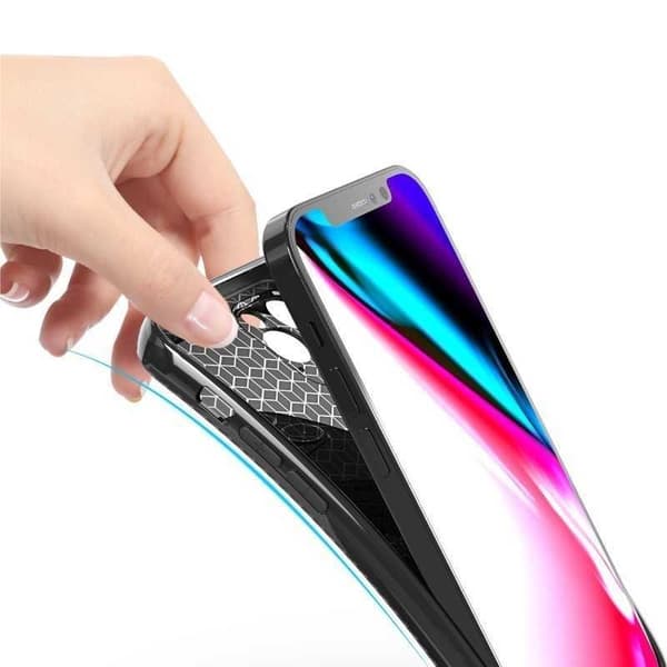 iPhone 11 Pro Max Iskunkestävä suojus FullCarbon V2 Black