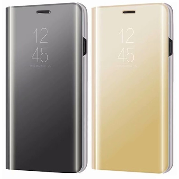 OnePlus 6 Smart Flip Case Clear View Seisova V2 Rocket Svart