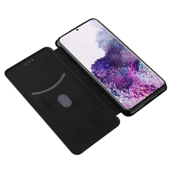 Samsung S21 Flip Case -korttipaikka CarbonDreams Black
