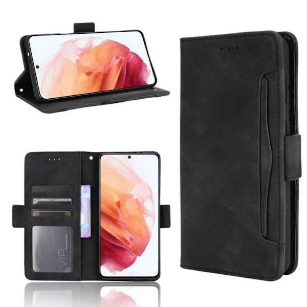 Samsung S21 Plus Plånboksfodral PU-Läder 6-FACK Winston V3 Svart