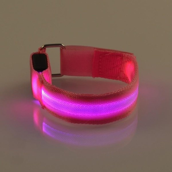 2-PACK Reflex Armband LED / Reflexband Uppladdningsbar Gul