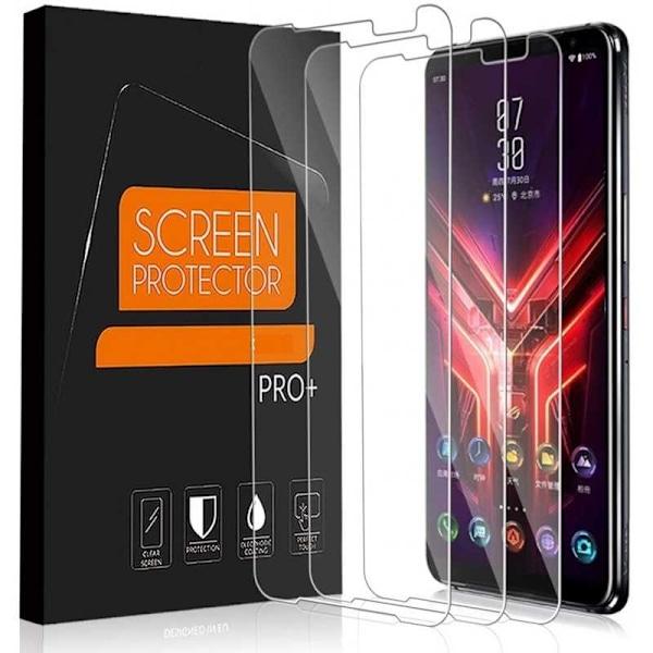 3-PACK Asus Rog Phone 3 Premium CrystalClear näytönsuoja Transparent