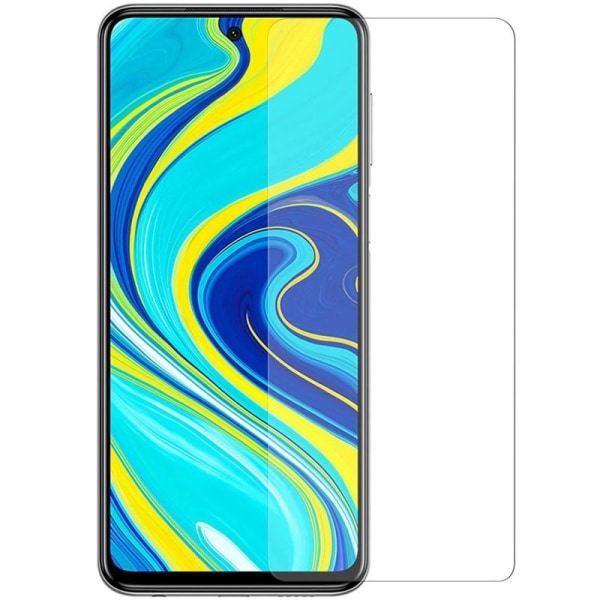 2-PACK Redmi Note 9 Härdat glas 0.26mm 2.5D 9H Transparent