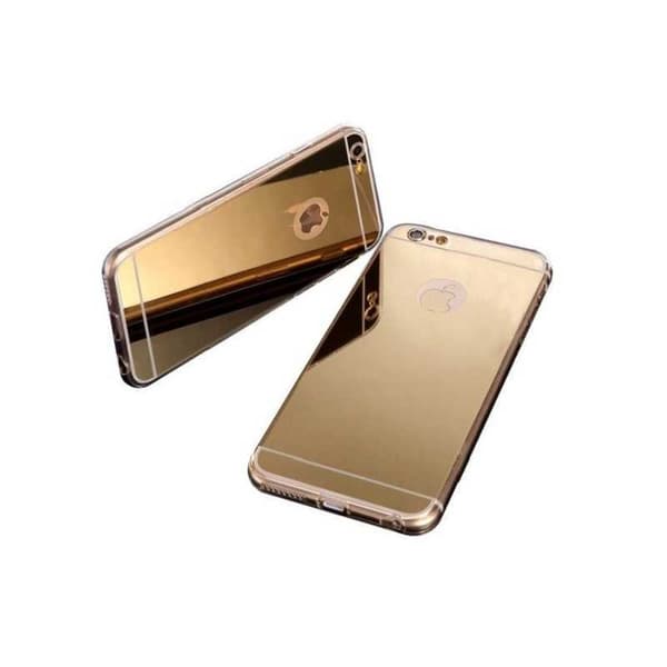iPhone 7 Elegant Stötdämpande Spegelskal TPU Rosenguld