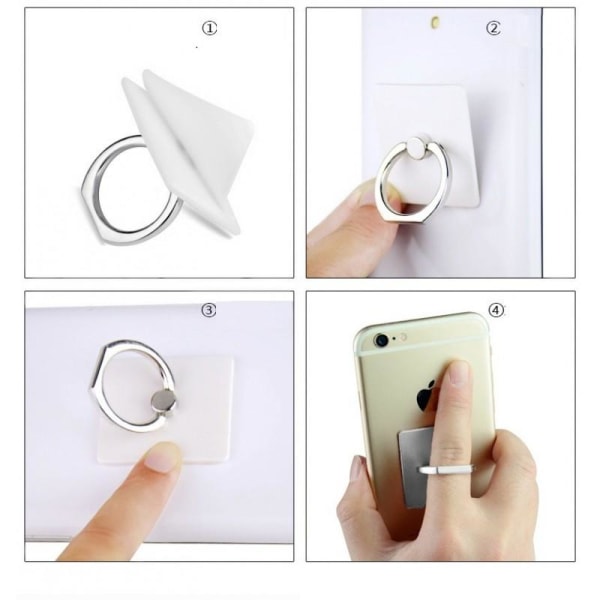 [2-PACK] Mobile Ring Holder Svart