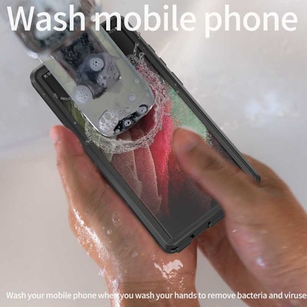 Samsung S23 Ultra Heltäckande Vattentät Premium Skal - 2m