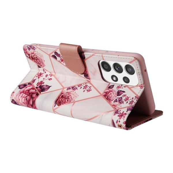 Samsung A32 5G Trendikäs lompakkokotelo Sparkle 4-FACK Pink
