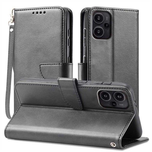 Redmi Note 12 5G Wallet Case PU-nahkainen 4-POCKET