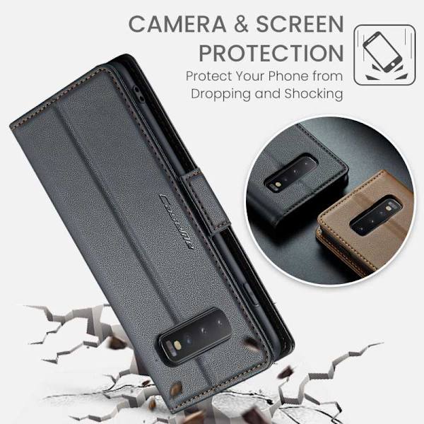 CaseMe Skin Pro Fodral Samsung Galaxy S10 Plus Svart
