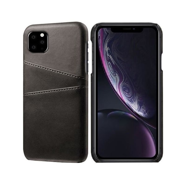 iPhone 14 Pro Max stødabsorberende kortholder Retro® V2 Black