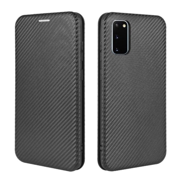 Samsung S20 FE Flip Case -korttipaikka CarbonDreams Black