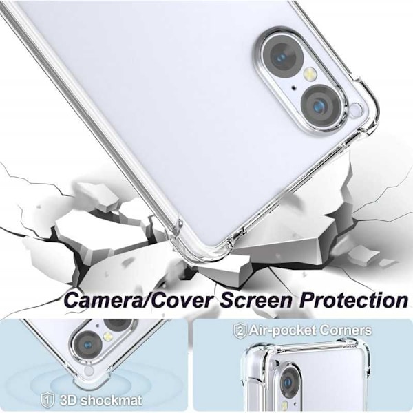 Xperia 5 V stødabsorberende silikone Shell Shockr