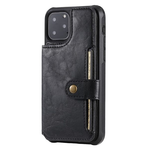 iPhone 12 Pro Multifunktionell Korthållare 5-FACK Winston Svart