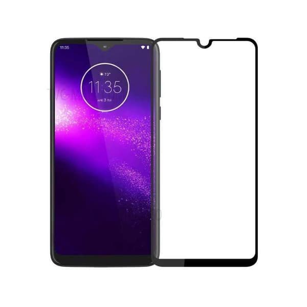 2-PACK Motorola One Macro FullFrame 0,26 mm 9H karkaistu lasi Transparent