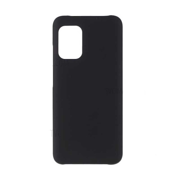 Zenfone 8 Ohut kumipinnoitettu mattamusta Cover Basic V2 Black