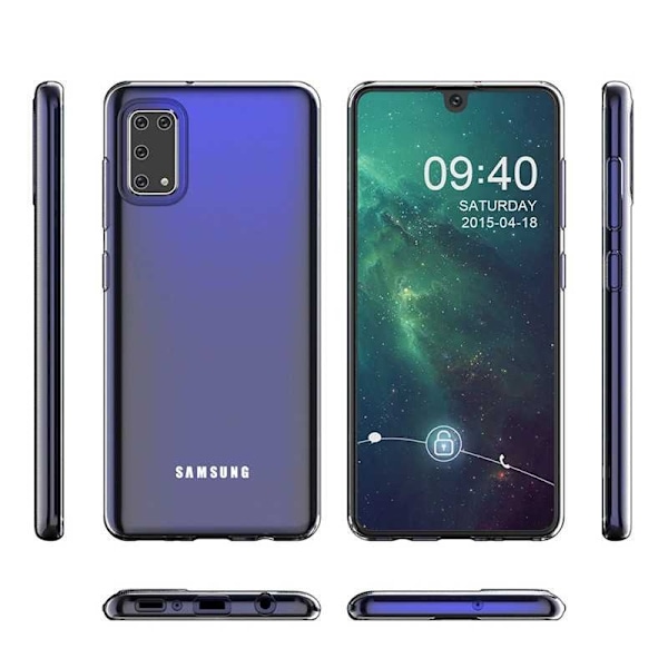 Samsung A41 Stötdämpande Mjukt Skal Simple Transparent