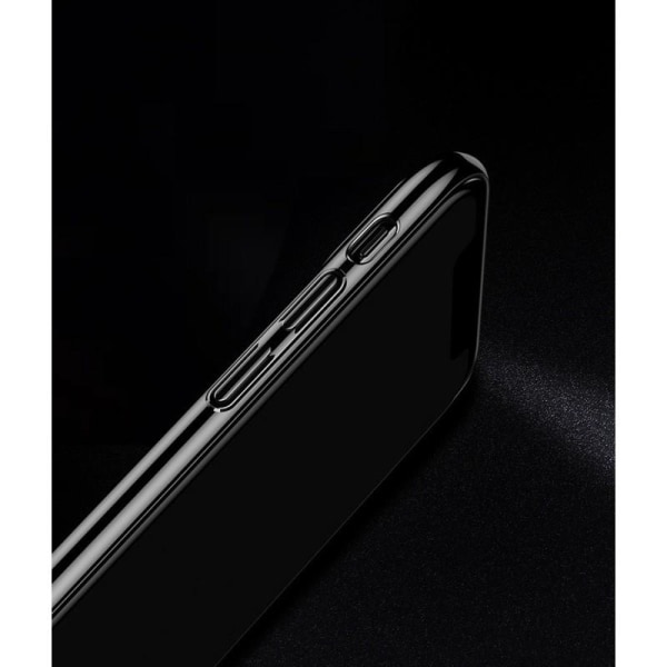 iPhone XS Ultratunnt Stötdämpande Skal Blanc Svart