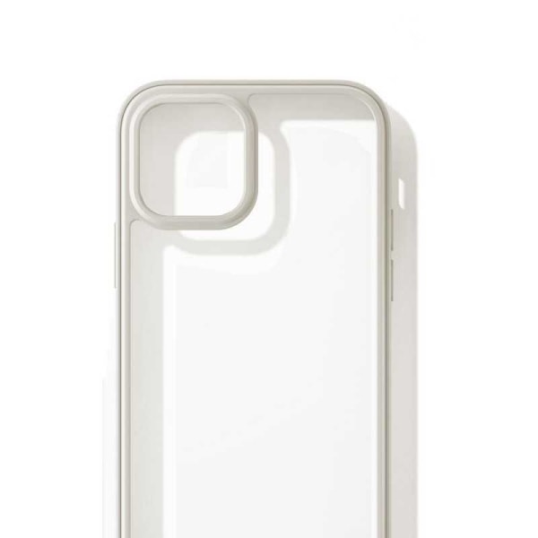 iPhone 13 Shock Resistant & Elegant Shell Halo Vit