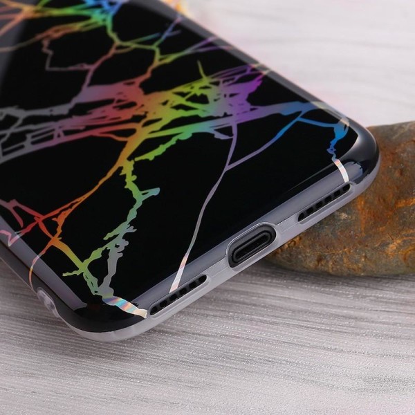 iPhone X Iskunvaimennus Marble Case Lazr Svart