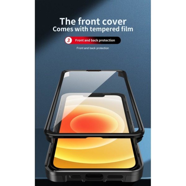 iPhone 11:n kattava Premium 3D -kotelo ThreeSixty CamShield Black
