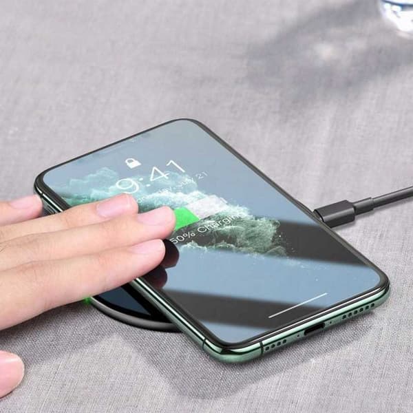 Qi Wireless Charger Baseus Simple 15W Svart