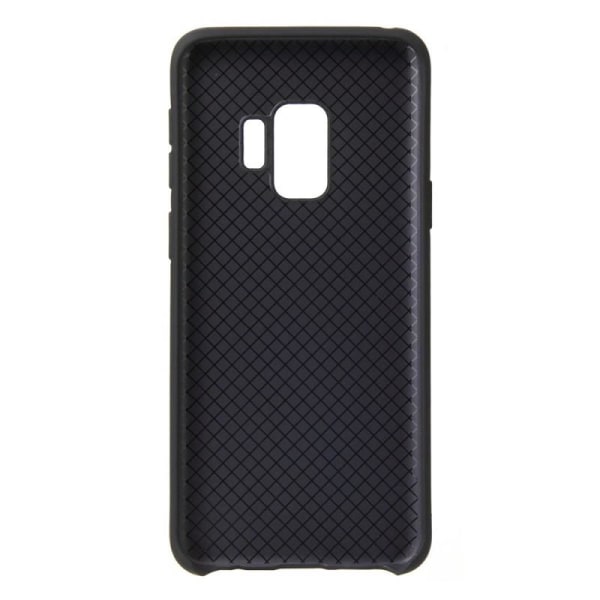 Samsung S9 Plus gummibelagt mat sort silikonecover Svart