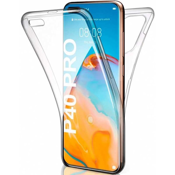 360° Heltäckande Silikonfodral Samsung P40 Pro Transparent