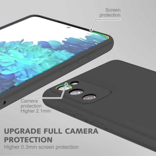 Samsung S20 FE Kuminen Shell Liquid - Musta