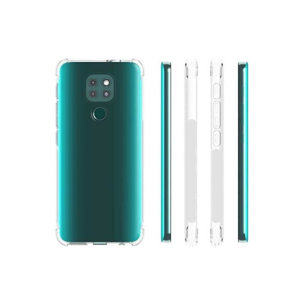 Motorola Moto E7 Plus Stødabsorberende Silikone Shell Shockr Transparent