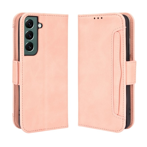 Samsung S22 Plus Plånboksfodral PU-Läder 6-FACK Winston V3 - Rosenguld Rosa guld