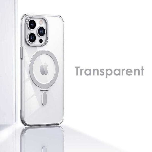 iPhone 14 Pro Støtsikkert Magsafe-deksel med Kickstand Nordcell™ Mörkgrön