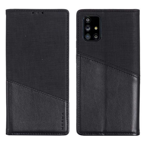 Samsung A71 Elegant Fodral i PU-Läder med RFID Block Svart