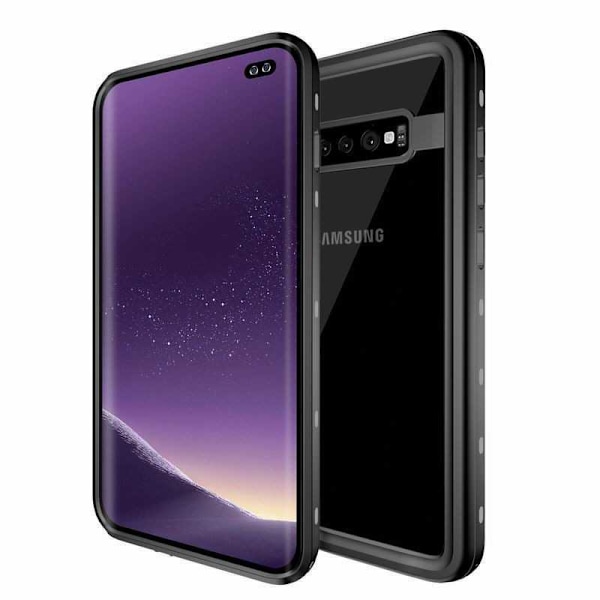 Samsung S10 Plus Heltäckande Vattentät Premium Skal - 3m Transparent