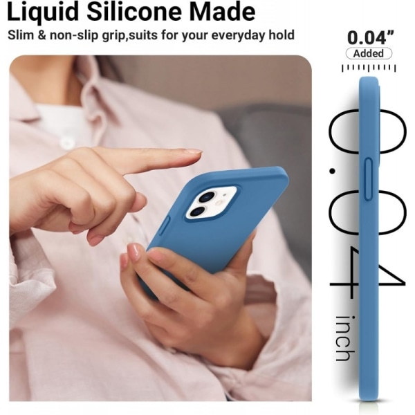 Gummibelagt støtsikkert deksel iPhone 11 - Blå