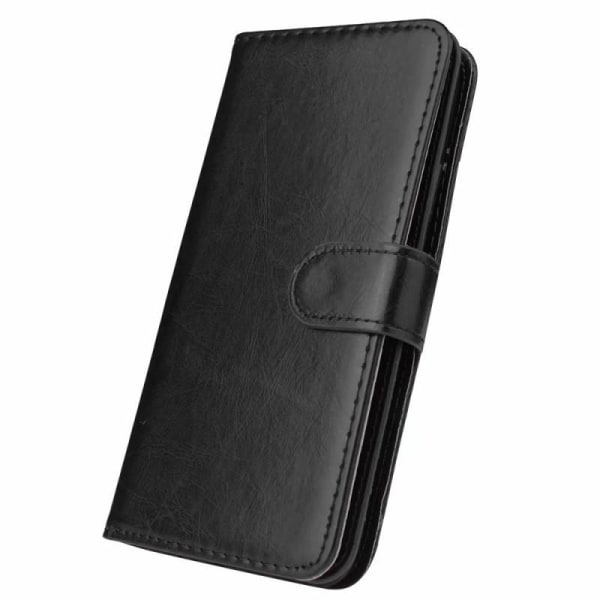 Käytännöllinen iPhone 12 Pro Max -lompakkokotelo 10 taskulla Black