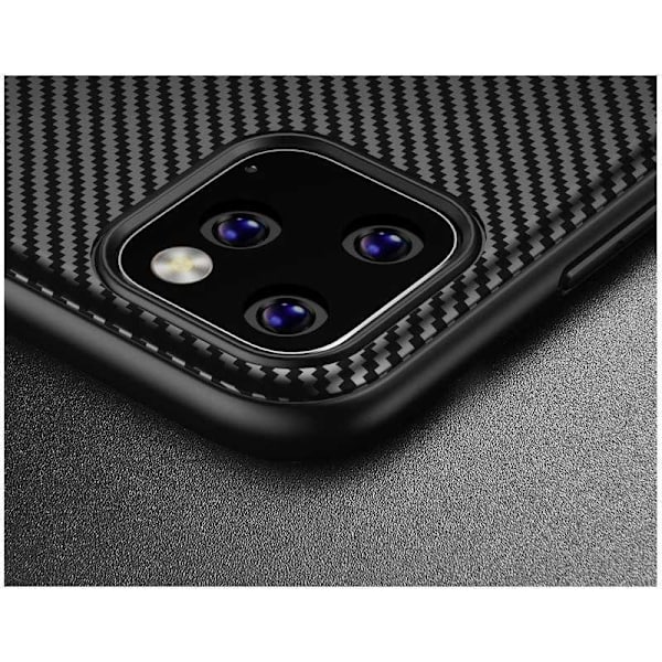 iPhone 11 Pro Max Stöttåligt Mobilskal FullCarbon Svart