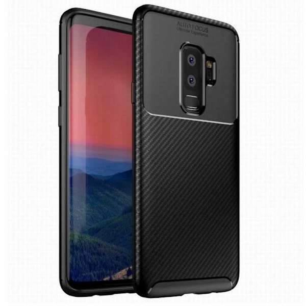 Samsung S9 Plus Stöttåligt Skal FullCarbon V4 (SM-G965F/DS) Svart