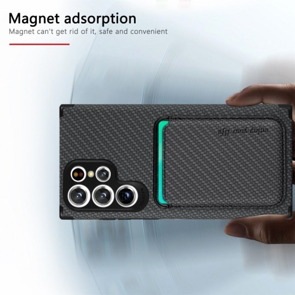 Stødsikker Skal med Magnetkortholder Magsafe RFID til Samsung S2