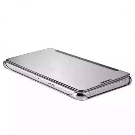 iPhone 8 Exklusiv Flipfodral Clear View Standing Rocket® Svart