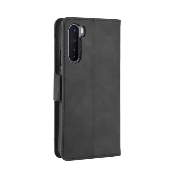 OnePlus Nord Plånboksfodral PU-Läder 6-FACK Winston V3 Svart