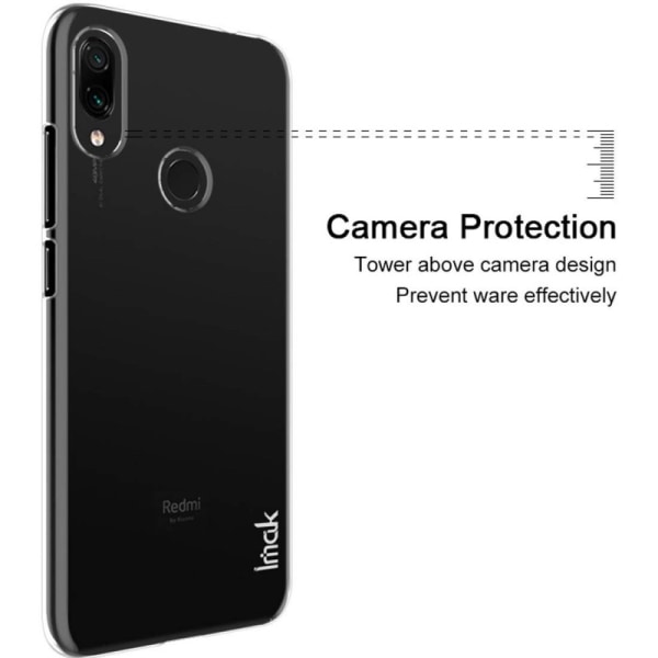 Redmi Note 7 iskuja vaimentava silikonikuori, yksinkertainen Transparent