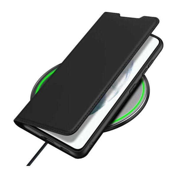 Samsung S22 Flip Case Smooth -korttipaikka Black
