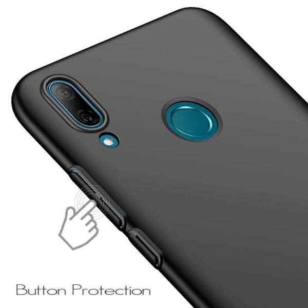 Huawei P Smart 2019 Ultratunt Mattsvart Skal Basic V2 Svart