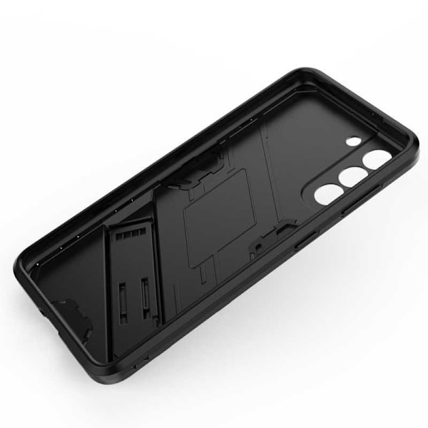 Samsung S21 Plus iskunkestävä kotelo jalustalla ThinArmor V2 Mörkgrön