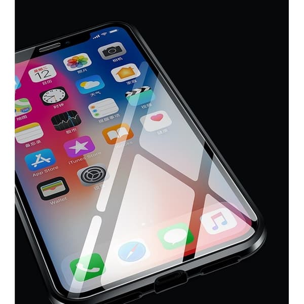 iPhone X / XS Full Coverage Premium Cover Glassback V4 Transparent